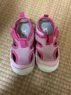 ピンク メッシュサンダル 16.0cm