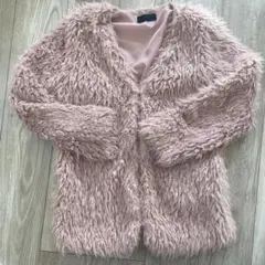 《美品》ピンク ファーコート