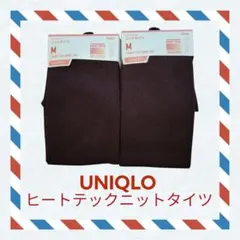 ユニクロ ヒートテック ニットタイツ レッド RED М 2足セット