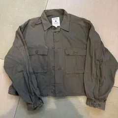 niko and... オリーブグリーン クロップドジャケット　M