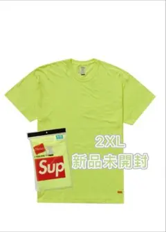 【新品】Supreme Hanes Tagless Tee 2XL SS23
