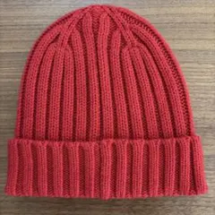 UNIQLO ヒートテック　ニット帽　赤　M/Lサイズ