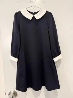 ユニクロ　フォーマルネイビーワンピース