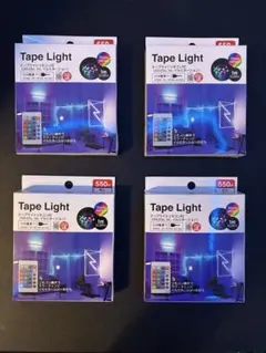 Tape Light 1m USB接続 リモコン付き