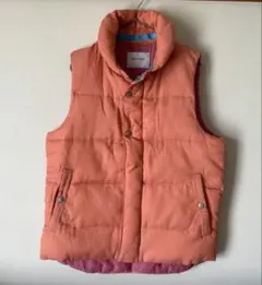 【美品】MIND BLOW キルティングベスト ピンクオレンジ L〜LL