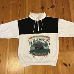 ハーフジップトレーナー　made in Canada