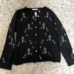 axes femme 鳥籠柄　カーディガン　バラ