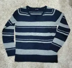 レディースHow and fixtureストライプデザイン セーターМ【未使用】