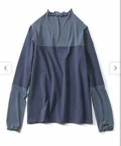 IEDIT★ハイネックシアートップス グレー