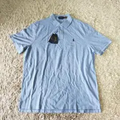 【新品タグ付き・XL】ポロラルフローレン　半袖シャツ　ポロシャツ　ブルー