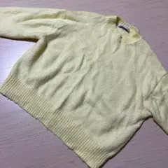 ザラ 黄色 ニット イエロー S オーバーサイズ