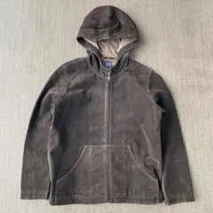 90s old gap ジップパーカー パーカー ダウンジャケット 本革 y2k