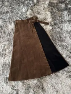 ZARA コーデュロイ ロングスカート