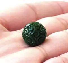 ☆超激レア!!☆完全別格品!!☆ミャンマー産☆モーシッシ翡翠☆会紋珠SSA