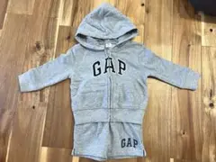 【超美品】GAP フード付きトレーナー＆パンツセットアップ 上90 下80