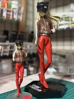アスカラングレージャージ&帽子ver.リペイントフィギュア2体セット