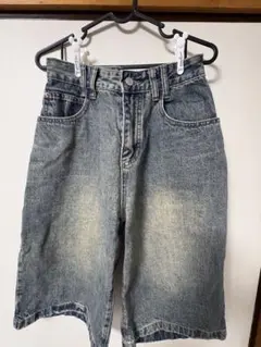 SPINNS デニムハーフパンツ