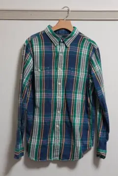 売切価格！POLO by Ralph Lauren マドラスネルシャツ　インド製