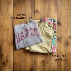 OCEAN&GROUND ロゴスウェット＆Ne-net コーデュロイパンツ