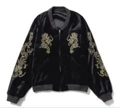 J.S.B. Rose Embroidery リバーシブルMA-1 ジャケット - メルカリ