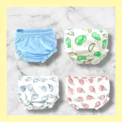 アイスクリーム柄パンツ 100-130 4枚セット 未使用 かわいい