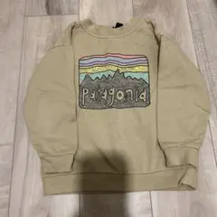 Patagonia ベージュ キッズトレーナー