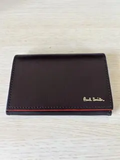 美品★Paul Smith ブラウン名刺入れ