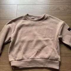 KANOANOA ベージュ トレーナー 110 海外ブランド 秋冬