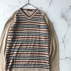✨美品✨ バーバリーブラックレーベル ノバストライプ　セーターM
