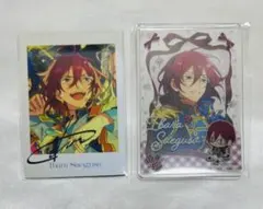 あんスタ　10周年 ぱしゃっつ　缶バッジ　硬質カードケース　七種茨