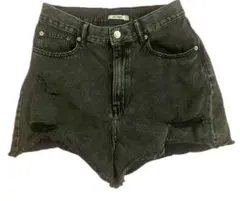 WEGO STANDARD ダメージショートパンツ Lサイズ ダークグレー