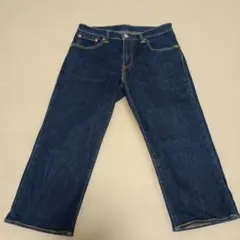 ほぼ未使用　リーバイス　LEVI'S 502 W30 L 濃紺　クロップドデニム