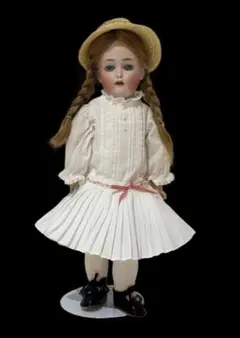 アンティーク ビスクドール ケストナー164 おしゃれ洋服 花柄 帽子 希少 アンティーク ビスクドール ケストナー164 おしゃれ洋服 花柄