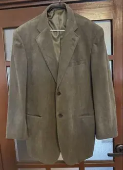 オリーブグリーン コーデュロイ テーラードジャケット