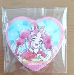 名探偵プリキュアラウンドワン ハート型缶バッジ キュアミスティック