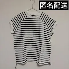 CLASSICAL ELF ボーダー 半袖Tシャツ 裾ドローコードのサムネイル