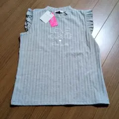 新品Pink Latte165フリル袖T グレー