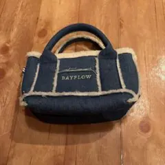 BAYFLOW デニムトートバッグ フリンジ