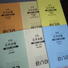 ⭐︎最新⭐︎【2024試験用】ena小6年間テキスト、講習テキスト一式 2025年最新】ena テキストの人気アイテム - メルカリ