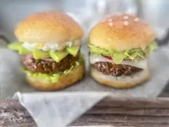 ミニチュア　ハンバーガーセット