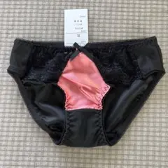 Mサイズ/レース使い/ピンクサテン/ショーツ/09201620/フォレスト