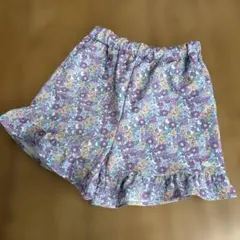 プティマイン 水陸両用　花柄　フリルショートパンツ　130