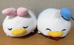 ディズニー ツムツム 、ぬいぐるみ ドナルド デイジー 2体
