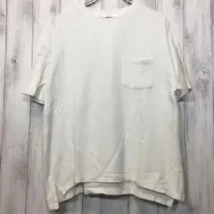 a0078　イーブス　tシャツ　サイズM　ホワイト　ポケット付きのサムネイル