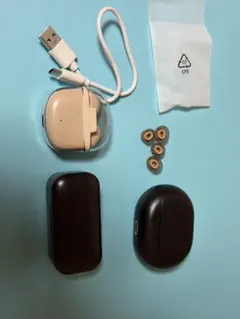 ジャンクsoundpeats air5pro+(左‪✕‬右○) と 3coinsのサムネイル