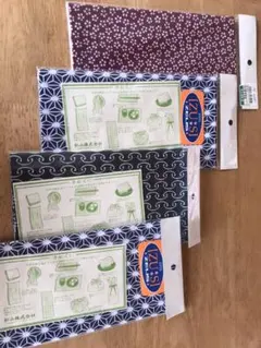 手縫い　和柄　4枚セット