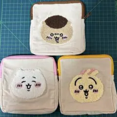 ちいかわ　ポーチ　ガチャガチャ　3点セット