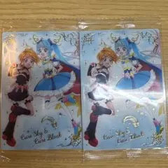プリキュアウエハースカード/キュアブラック・キュアスカイ MR/2点セット