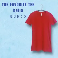bella THE FAVORITE TEE 半袖Tシャツ S 赤