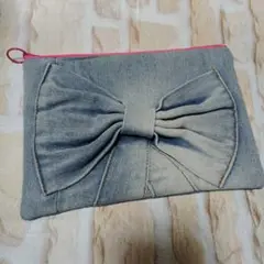 ファスナーポーチ　ハンドメイド